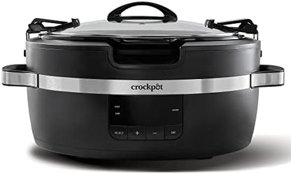 Crock-Pot Thermoshield 6 Quart Slow Cooker with Carry Handles v4012