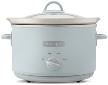 Crock-Pot 4.5 Quart Manual Slow Cooker – Macaroon Blue v4017