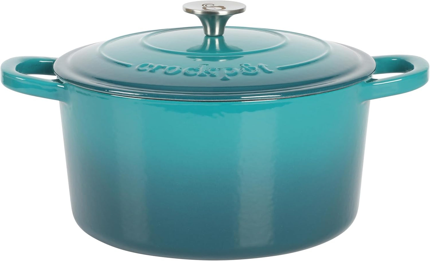 Crock-Pot 3 Quart Enameled Cast Iron Dutch Oven – Aqua v4002