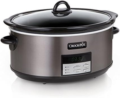 Crock-Pot 8 Quart Programmable Slow Cooker with Auto Warm v4028