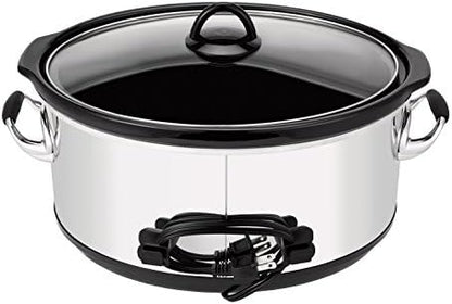 Crock-Pot 7 Quart Programmable Slow Cooker – Polished Platinum v4023 v4x9