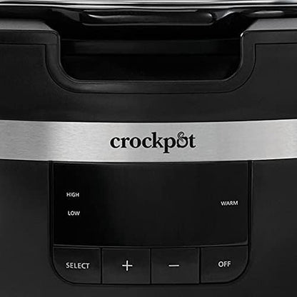 Crock-Pot Thermoshield 6 Quart Slow Cooker with Carry Handles v4012