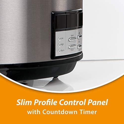 Crock-Pot 8 Quart Programmable Slow Cooker with Auto Warm v4028