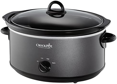 Crock-Pot 7 Quart Slow Cooker – Charcoal v4009 v4x8