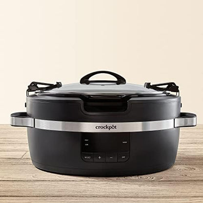 Crock-Pot Thermoshield 6 Quart Slow Cooker with Carry Handles v4012