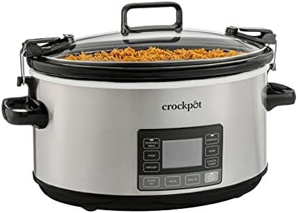Crock-Pot 7 Quart Portable Programmable Slow Cooker with Timer v4027