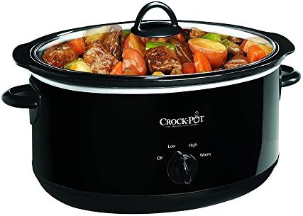 Crock-Pot 8 Quart Manual Slow Cooker – Black v4010 v4x3
