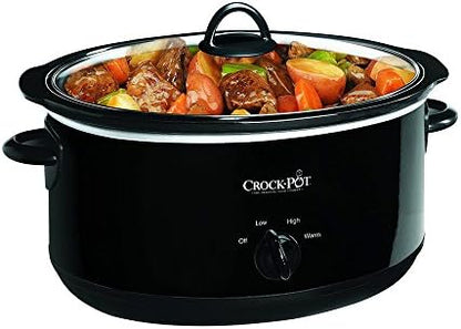 Crock-Pot 8 Quart Manual Slow Cooker – Black v4010