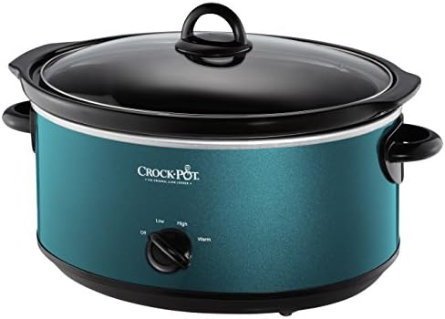 Crock-Pot 7 Quart Manual Slow Cooker – Turquoise v4025 v4x4
