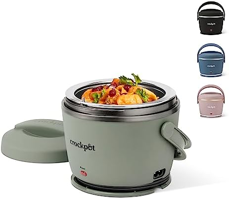 Crock-Pot Portable Electric Lunch Box Food Warmer – Green v4021