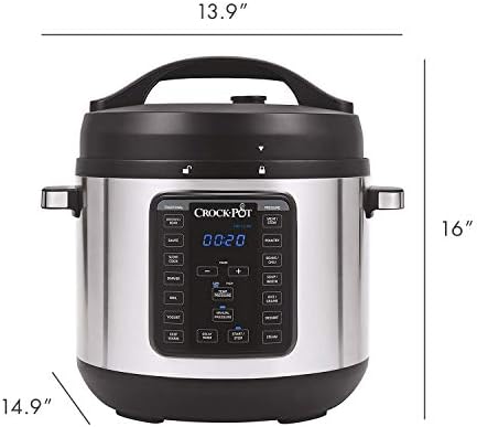Crock-Pot 8 Quart Express Crock Multi-Use Pressure Cooker v4005