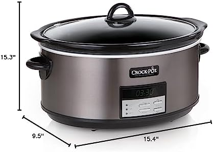 Crock-Pot 8 Quart Programmable Slow Cooker with Auto Warm v4028