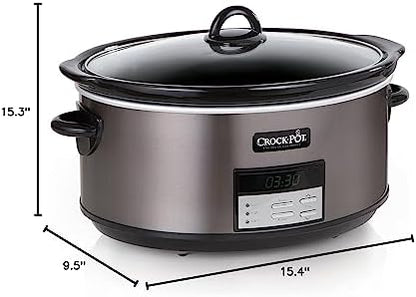 Crock-Pot 8 Quart Programmable Slow Cooker with Auto Warm v4028