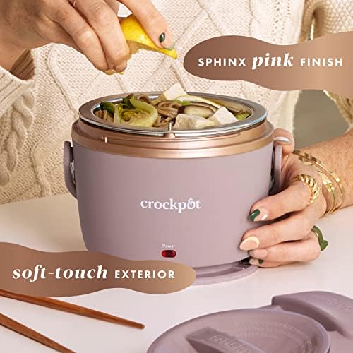 Crock-Pot Electric Lunch Box Food Warmer 20oz – Blush Pink v4018