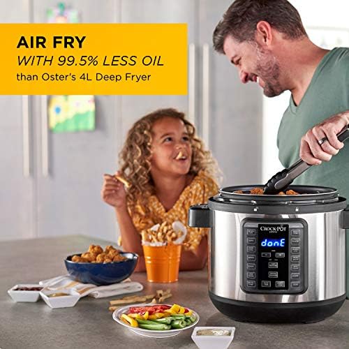 Crock-Pot Express Crisp 8 Quart 10-in-1 Pressure Cooker v4006