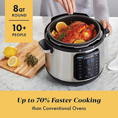 Crock-Pot 8 Quart Express Crock Multi-Use Pressure Cooker v4005