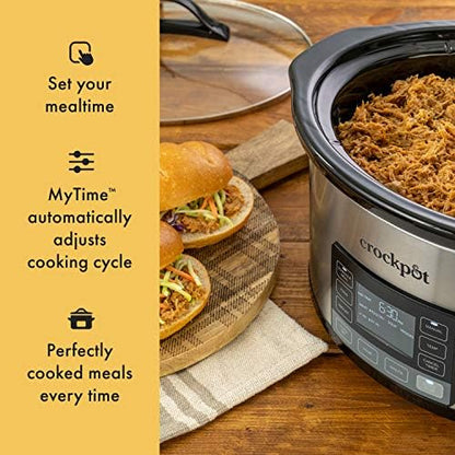 Crock-Pot MyTime 6 Quart Programmable Slow Cooker v4008