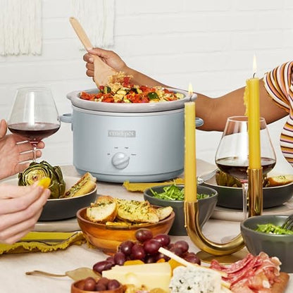 Crock-Pot 4.5 Quart Manual Slow Cooker – Macaroon Blue v4017