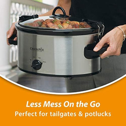 Crock-Pot Cook & Carry 6 Quart Portable Slow Cooker v4007