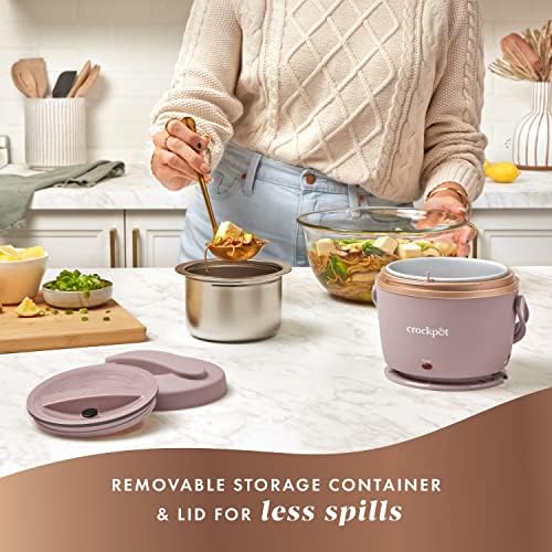 Crock-Pot Electric Lunch Box Food Warmer 20oz – Blush Pink v4018