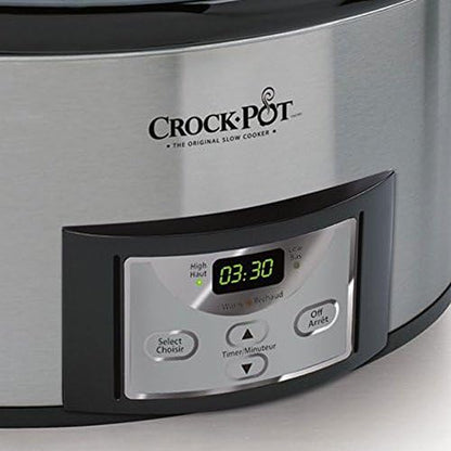 Crock-Pot Cook & Carry 6 Quart Programmable Slow Cooker v4015