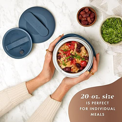 Crock-Pot Electric Lunch Box Food Warmer 20oz – Faded Blue v4022