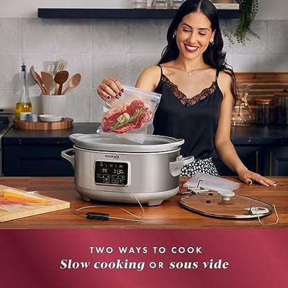 Crock-Pot 7 Quart Programmable Cook & Carry Slow Cooker v4019