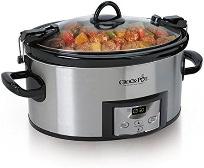 Crock-Pot Cook & Carry 6 Quart Programmable Slow Cooker v4015