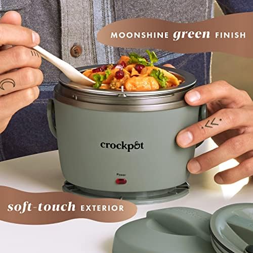 Crock-Pot Portable Electric Lunch Box Food Warmer – Green v4021