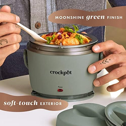 Crock-Pot Portable Electric Lunch Box Food Warmer – Green v4021