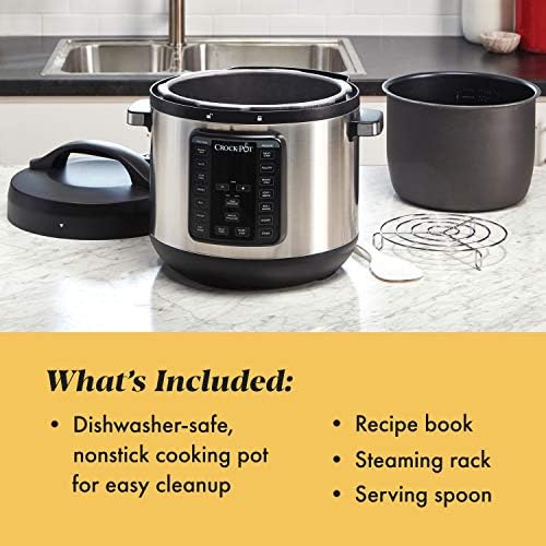 Crock-Pot 8 Quart Express Crock Multi-Use Pressure Cooker v4005