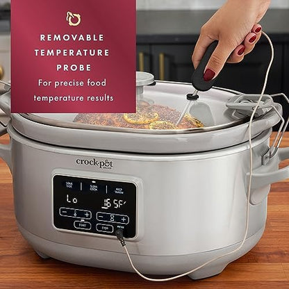 Crock-Pot 7 Quart Programmable Cook & Carry Slow Cooker v4019