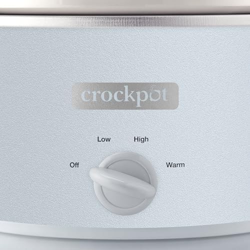Crock-Pot 4.5 Quart Manual Slow Cooker – Macaroon Blue v4017