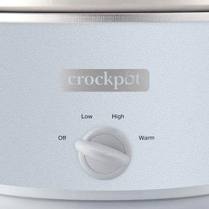 Crock-Pot 4.5 Quart Manual Slow Cooker – Macaroon Blue v4017