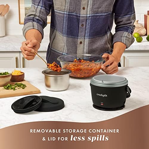 Crock-Pot Electric Lunch Box Food Warmer 20oz – Black v4026