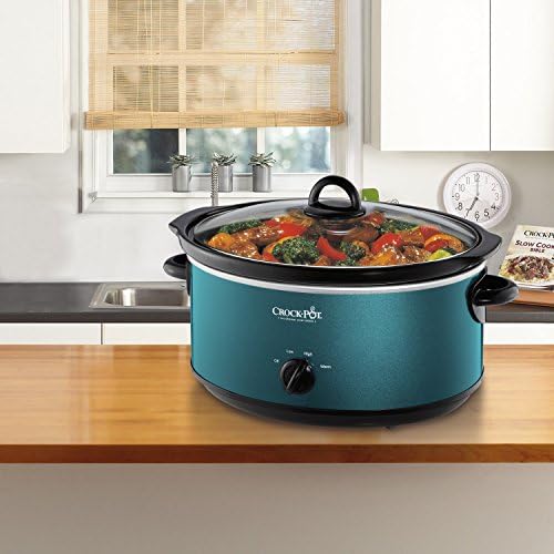 Crock-Pot 7 Quart Manual Slow Cooker – Turquoise v4025 v4x4