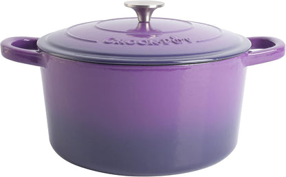 Crock-Pot 3 Quart Enameled Cast Iron Dutch Oven – Aqua v4002