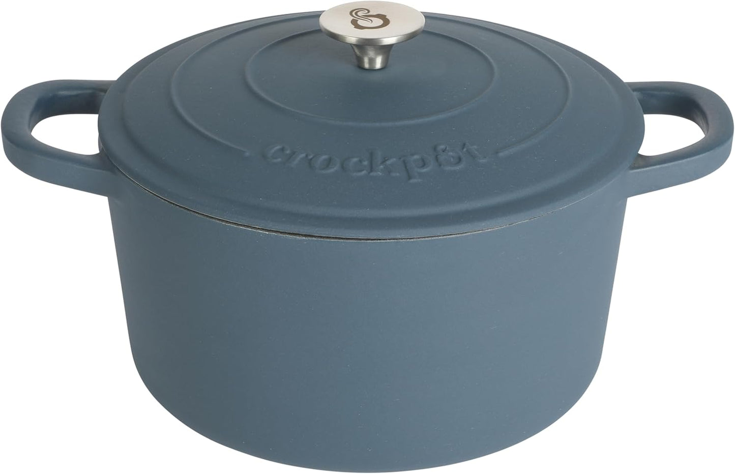 Crock-Pot 3 Quart Enameled Cast Iron Dutch Oven – Aqua v4002 v4x1