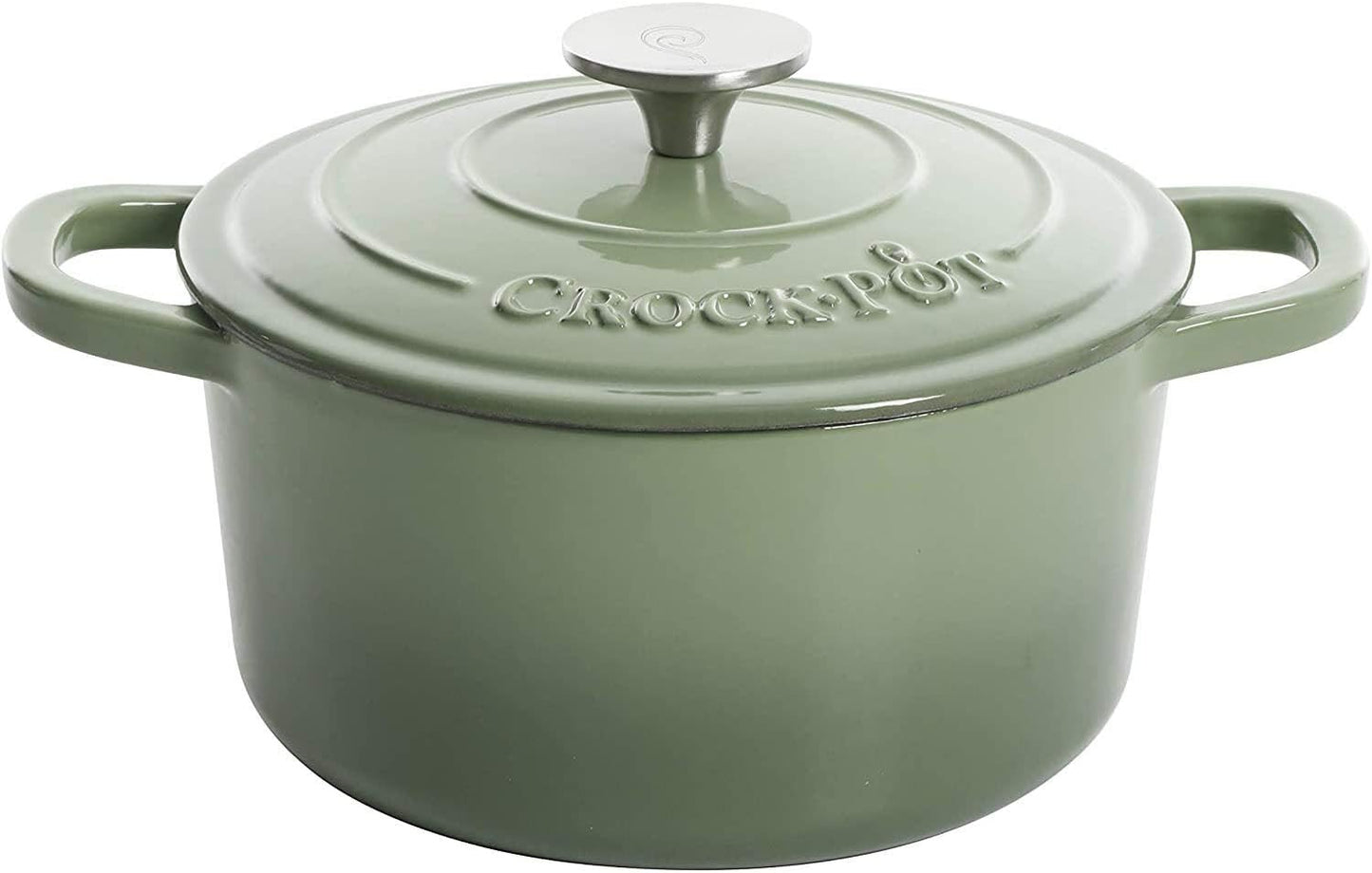 Crock-Pot 3 Quart Enameled Cast Iron Dutch Oven – Aqua v4002