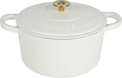 Crock-Pot 3 Quart Enameled Cast Iron Dutch Oven – Aqua v4002 v4x1
