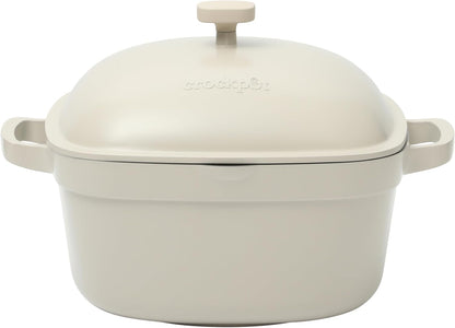 Crock-Pot 3 Quart Enameled Cast Iron Dutch Oven – Aqua v4002