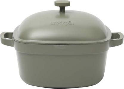 Crock-Pot 3 Quart Enameled Cast Iron Dutch Oven – Aqua v4002
