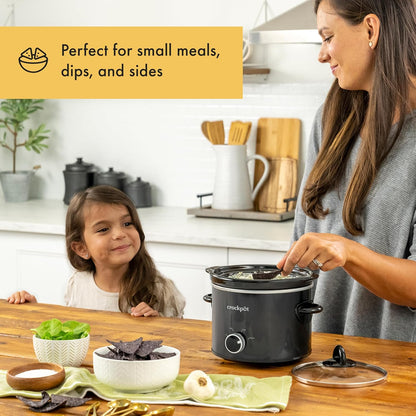 Crock-Pot 2 Quart Mini Slow Cooker – Classic Compact Cooker v4001