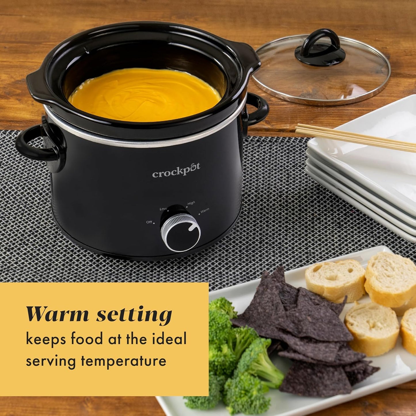 Crock-Pot 2 Quart Mini Slow Cooker – Classic Compact Cooker v4001